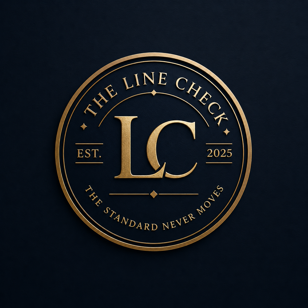 The Line Check, the standard never moves